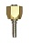 Фитинг обжимной DKF-W (DN08, М22х1.5гEASY!Lock, оцинк) RC
